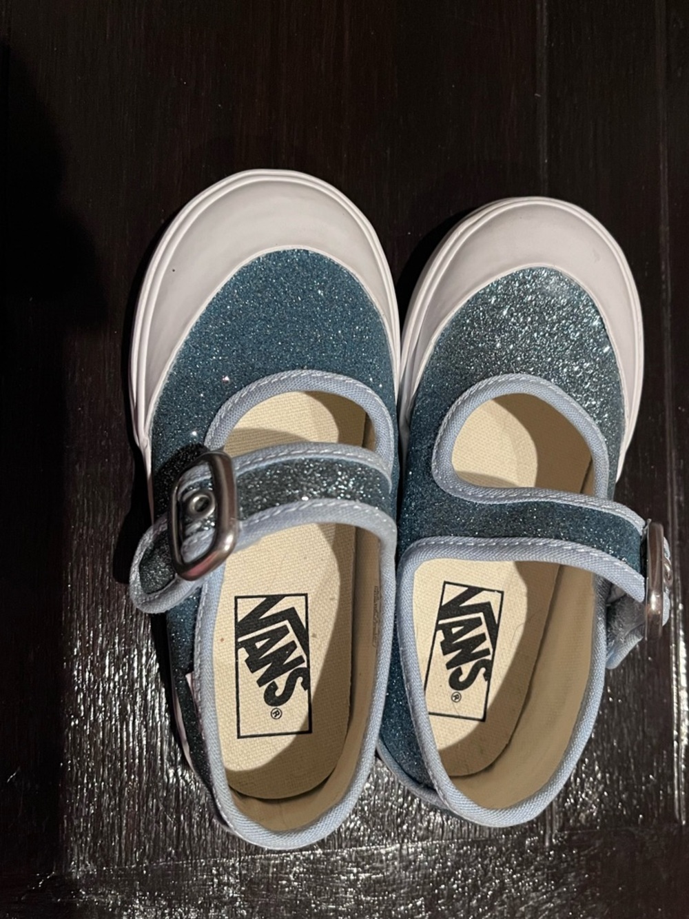 Vans Toddler Size 9 Glitter Mary Jane Shoes